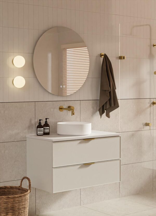Hadley Soft Grey Wall Hung Vanity 750mm
