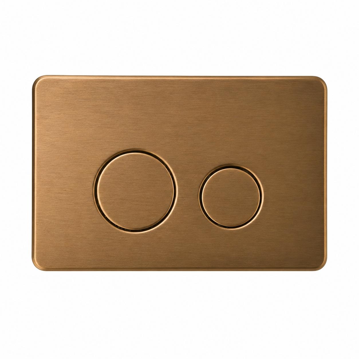 In-Wall Cistern Flush Button – Copper
