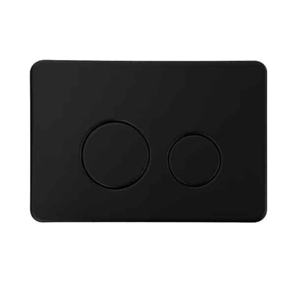 In-Wall Cistern Flush Button – Matte Black