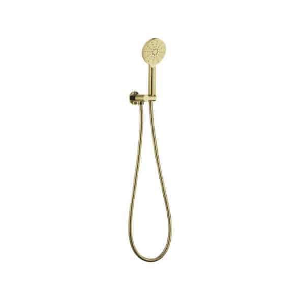 Jade – Brushed Gold Hand Shower Holder Set