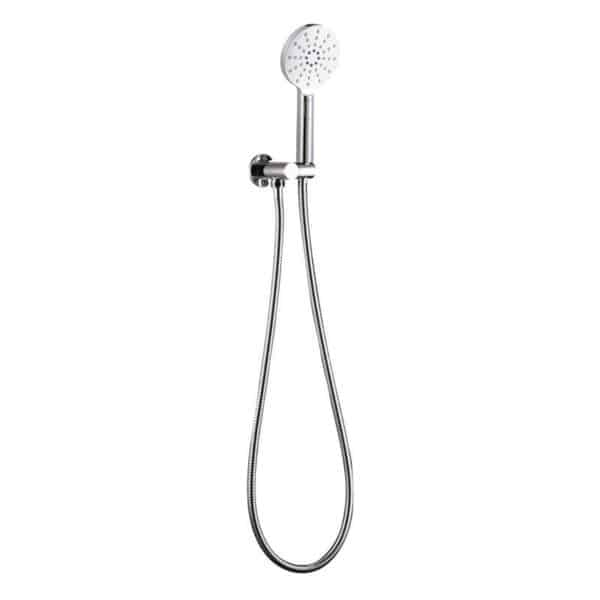 Jade – Brushed Nickel Hand Shower Holder Set