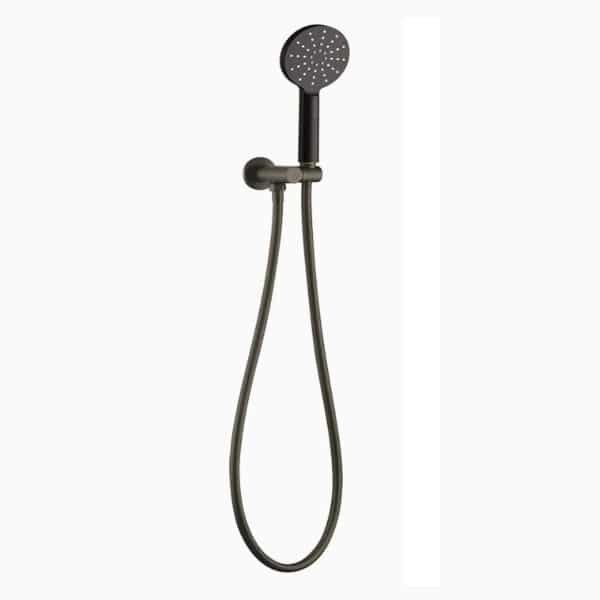 Jade – Gun Metal Hand Shower Holder Set