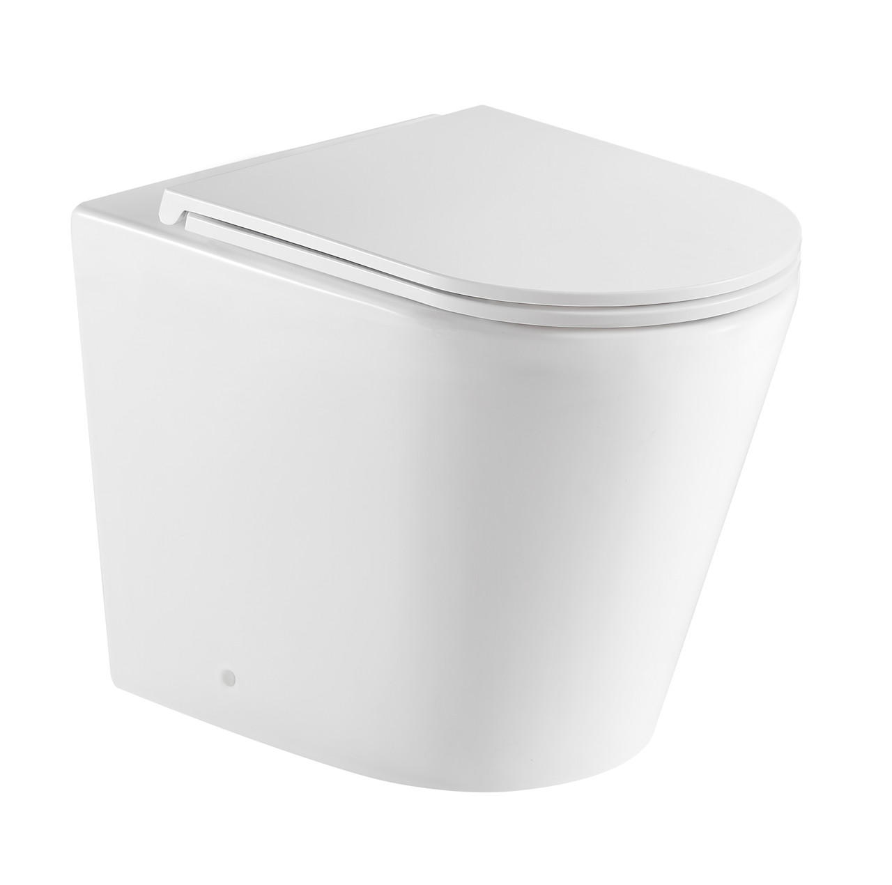 Madrid – Rimless & Whirlpool Hygienic Glaze Back Inlet Floor Pan