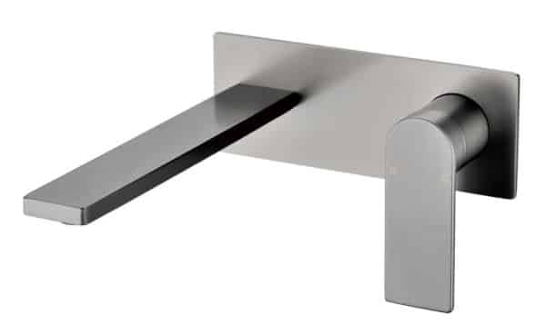 Mia – Wall Basin Mixer Gun Metal