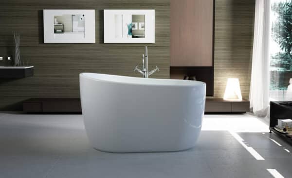 Osaka – White Japanese Soaker Bath 1300mm