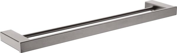 Rhino – Brushed Nickel Double Towel Rail 600mm