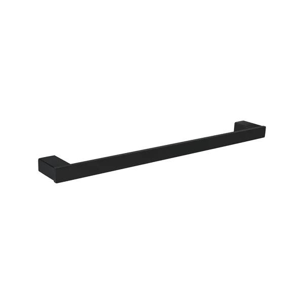 Rhino – Matte Black Single Towel Rail 600mm