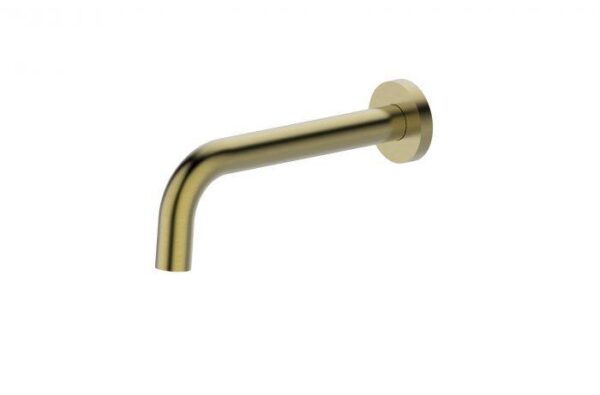 Round – Brushed Gold Bathroom Spout