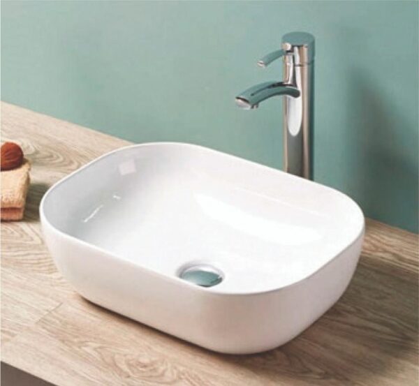 Sauna – White Above Counter Basin