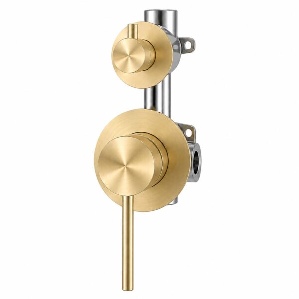 Sebastian – Brushed Gold Bath/Shower Mixer With Diverter