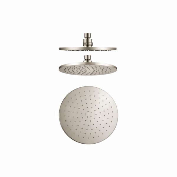 Sebastian – Brushed Nickel Shower Rose 250mm