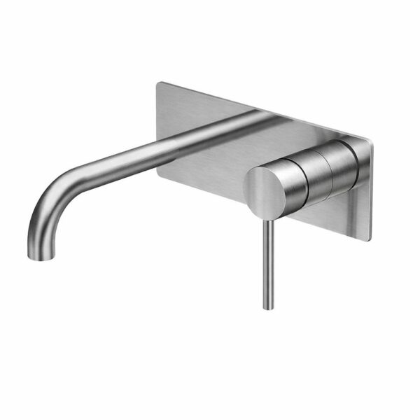 Sebastian – Brushed Nickel Wall Bath/Basin Mixer With Spout