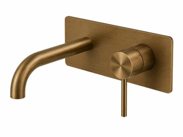 Sebastian – Copper Wall Bath/Basin Mixer With Spout