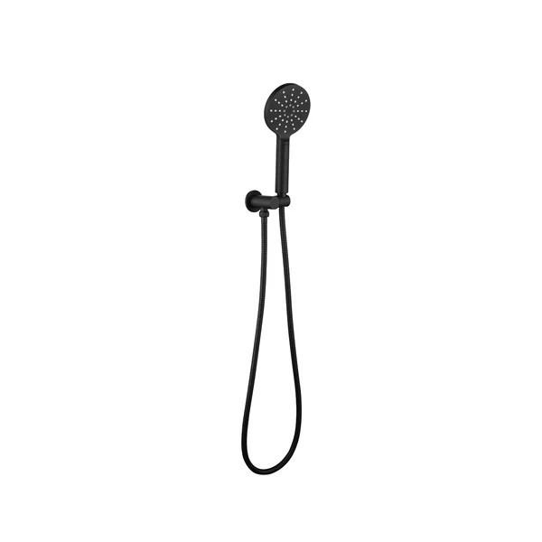 Sebastian – Matte Black Hand Shower Holder Set