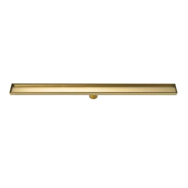 Sebastian Tile Insert Shower Channel Brushed Gold – 900mm