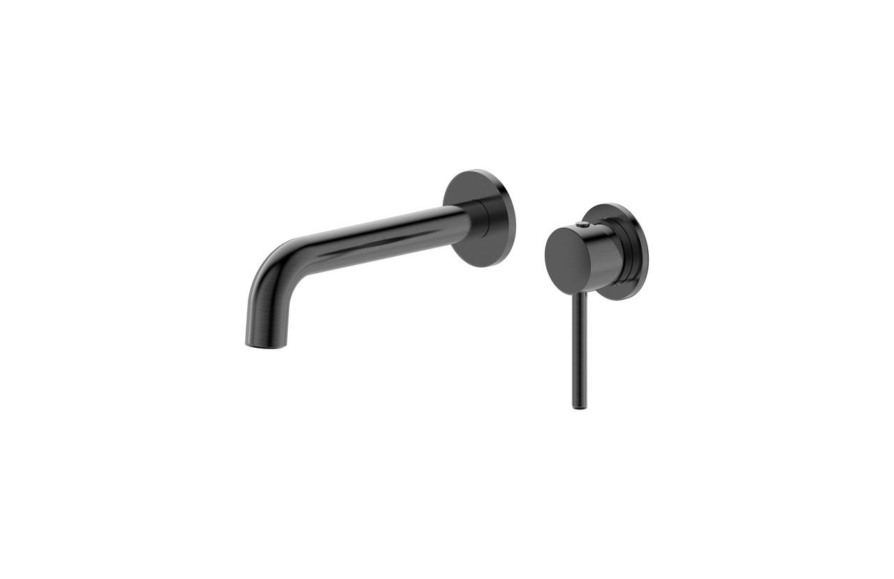 Siam – Black Wall Basin/Bath Mixer With Spout