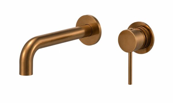 Siam – Copper Wall Bath Mixer with Spout