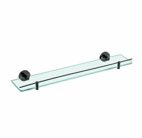 Sofia – Black Glass Vanity Shelf