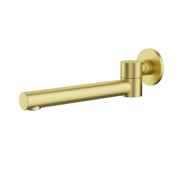Sofia – Brushed Gold Swivel Bathroom Spout 250mm