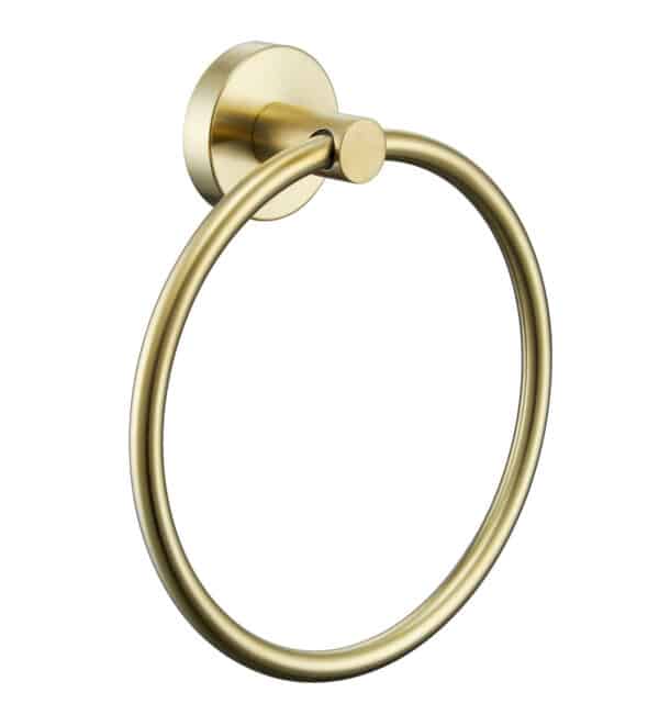 Sofia – Brushed Gold Towel Ring