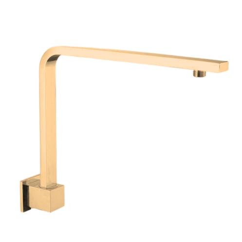 Topaz – Brushed Gold Gooseneck Shower Arm
