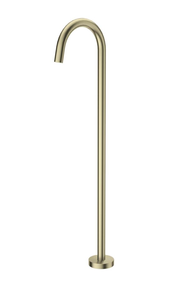 Verve – Brushed Gold Freestanding Floor Mount Bath Spout