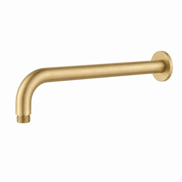 Verve – Brushed Gold Wall Shower Arm