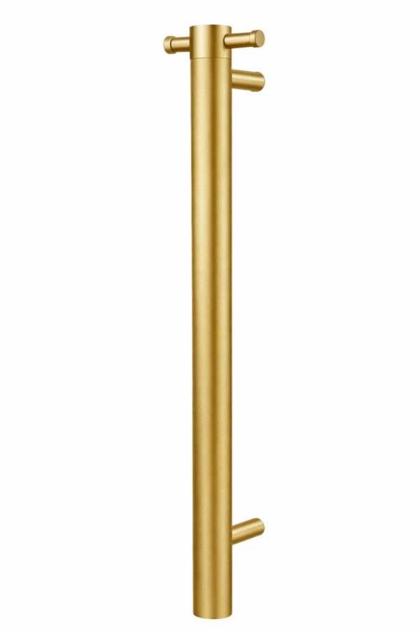 Verve – Heated Towel Pole Brushed Gold