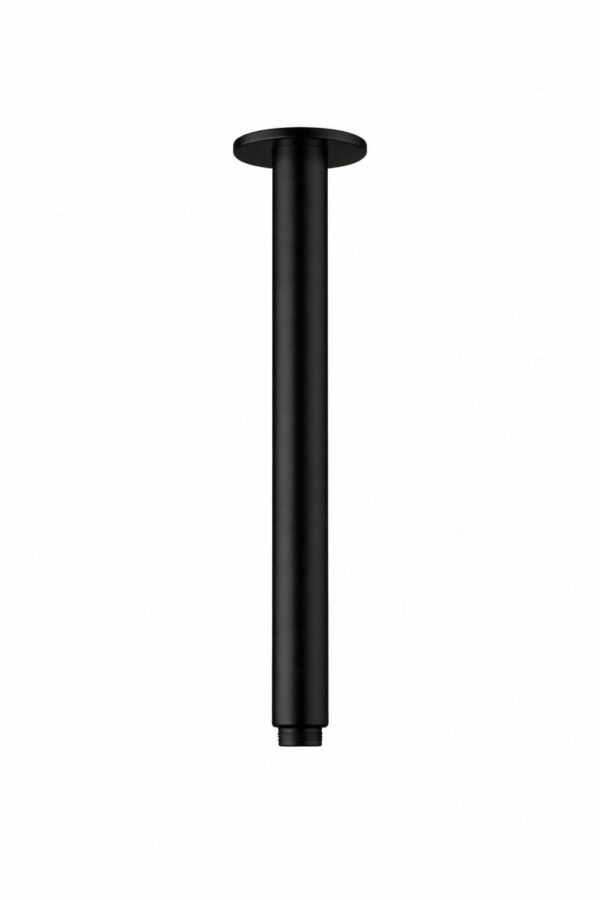Verve – Matte Black Round Ceiling Shower Arm
