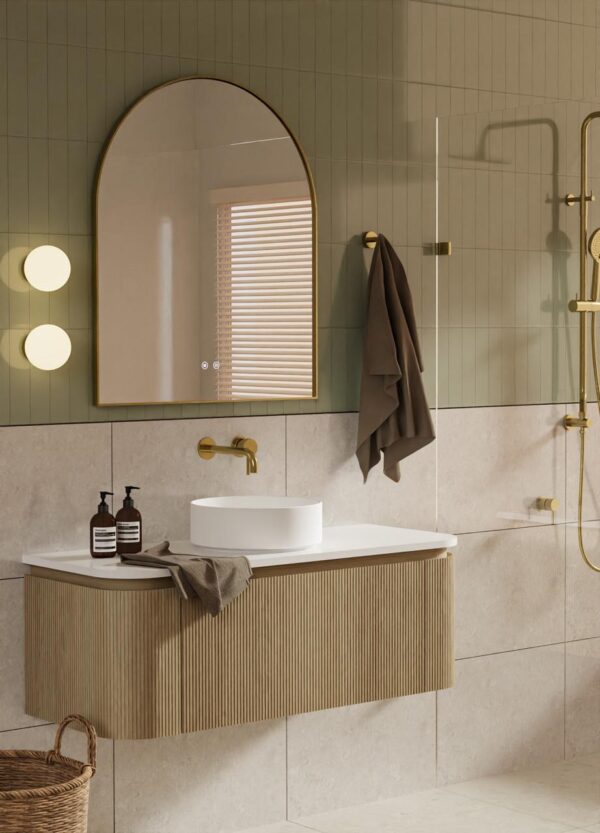 Yallingup American Oak Wall Hung Vanity 1200mm