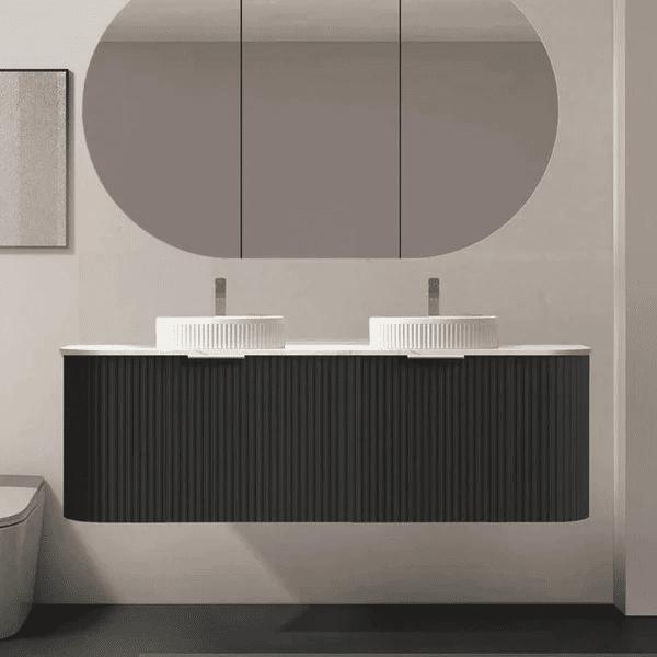 Zehra 1500mm Wall Hung White Vanity Cabinet